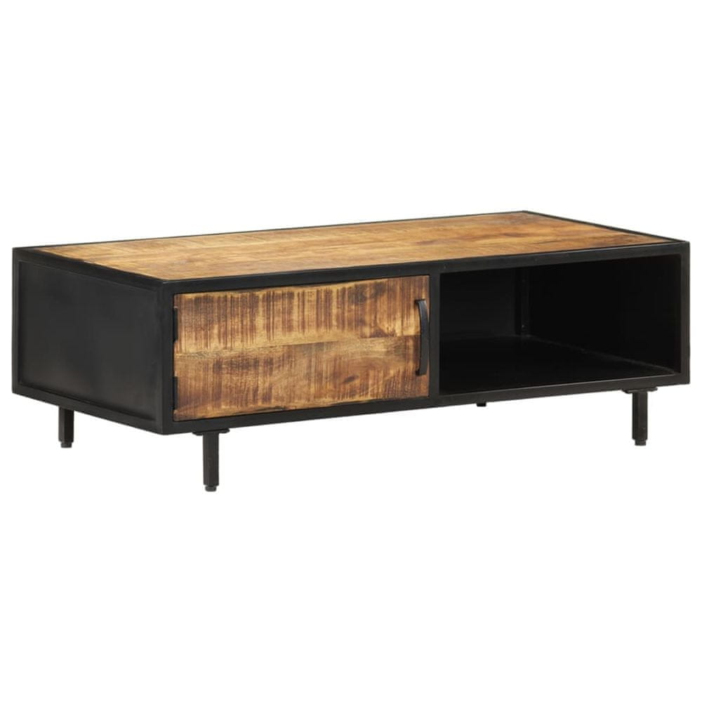 Vidaxl Konferenčný stolík, 105x50x35 cm, surové mangové drevo